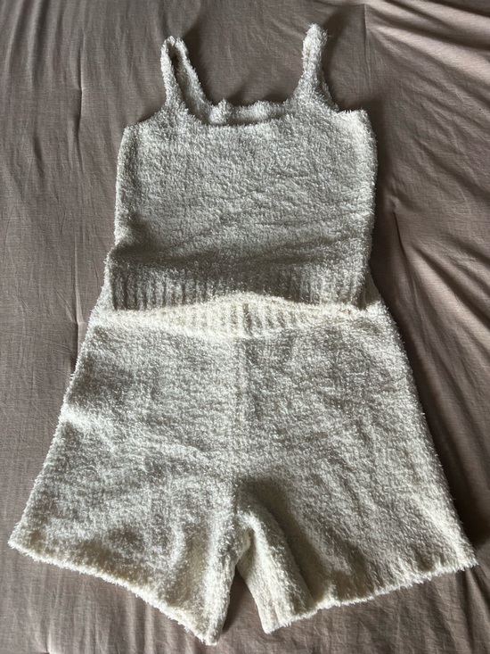 SKIMS Other - SKIMS Soft Cream Textured Knit Loungewear Piece L/XL